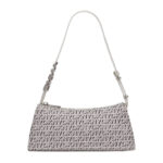 Γυναικεία Τσάντα Ώμου DKNY Avril Shoulder Bag R5235G57-MMW Off White Logo