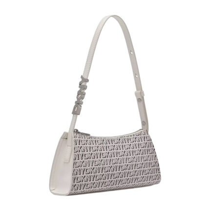 Γυναικεία Τσάντα Ώμου DKNY Avril Shoulder Bag R5235G57-MMW Off White Logo