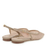 Γυναικεία Παπούτσια Slingback EXE Miami-222 Πλατίνα Στρας W47002221Z36