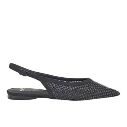 Γυναικεία Παπούτσια Slingback EXE Miami-222 Μαύρο Καστόρι Μαύρο Στρας W47002221A93