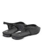 Γυναικεία Παπούτσια Slingback EXE Miami-222 Μαύρο Καστόρι Μαύρο Στρας W47002221A93