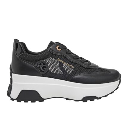 Γυναικεία Sneakers Renato Garini 560-51EX34 Μαύρο Δίχτυ Μαύρο W119R53434W5