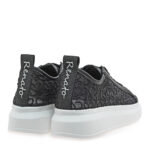 Γυναικεία Sneakers Renato Garini 66-61RG18 Μαύρη Δαντέλα Λευκό W119R18025W3