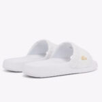 Γυναικείες Παντόφλες Slide Lacoste 751CFA003121G Λευκές