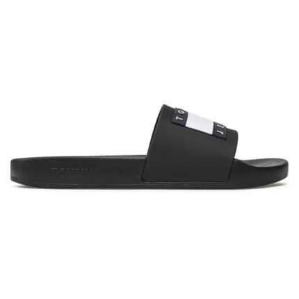 Ανδρικές Παντόφλες Slide Tommy Hilfiger EM0EM01191 BDS Μαύρα