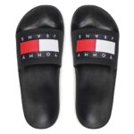 Ανδρικές Παντόφλες Slide Tommy Hilfiger EM0EM01191 BDS Μαύρα
