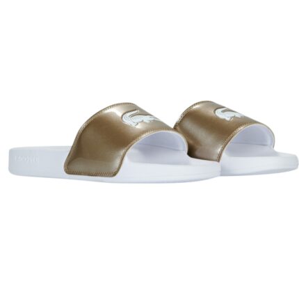 Γυναικείες Παντόφλες Slides Lacoste 751CFA0036K78 Χρυσές