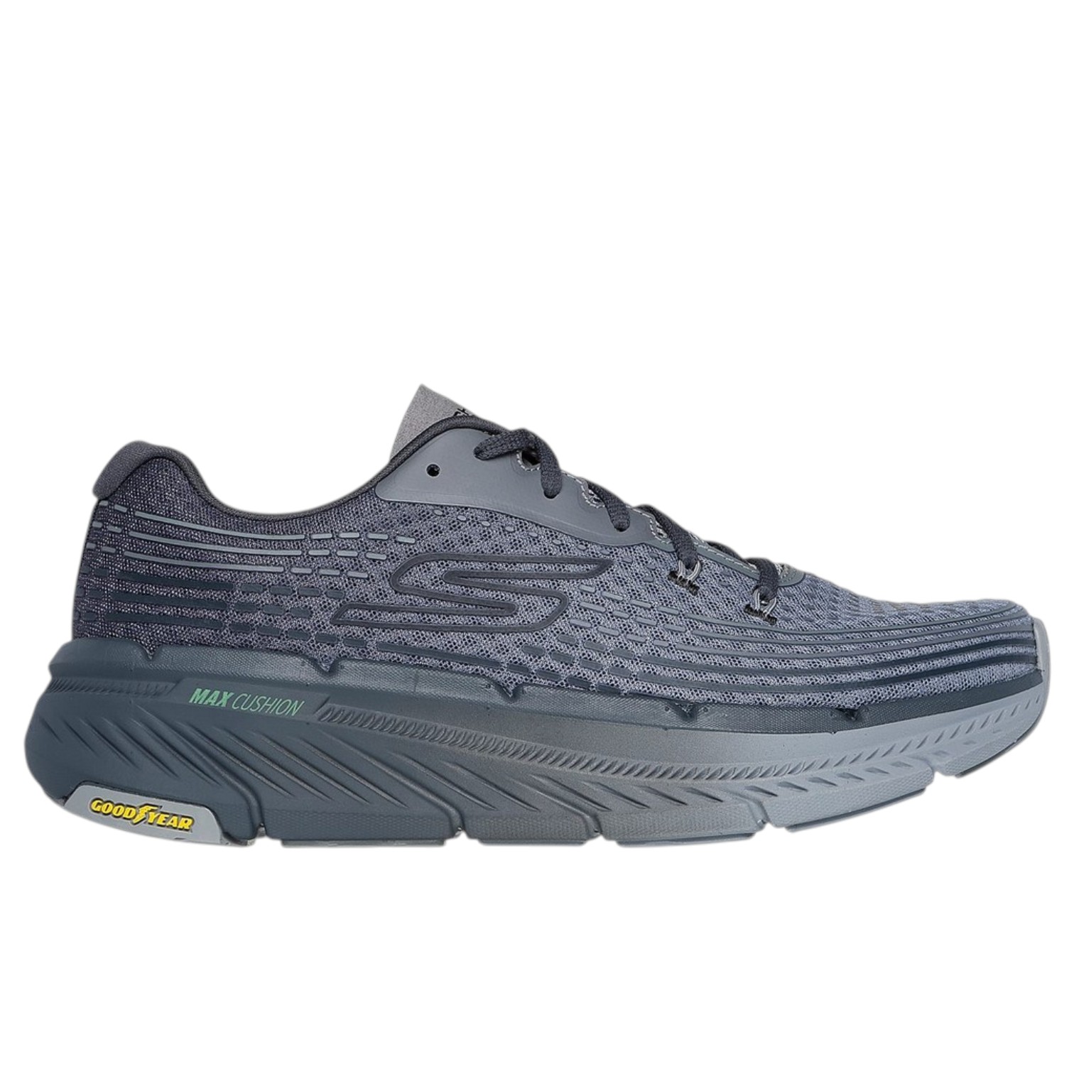 Ανδρικά Ανατομικά Sneakers Skechers Max Cuchioning 220835/Char Γκρι Ανδρικά Ανατομικά Sneakers Skechers Max Cuchioning 220835/Char Γκρι