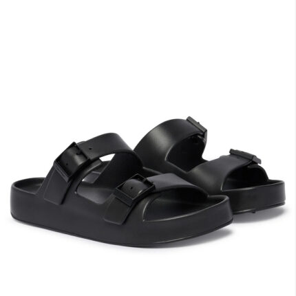 Ανδρικές Παντόφλες Calvin Klein Eva Sole HM0HM02116-0GJ Μαύρες