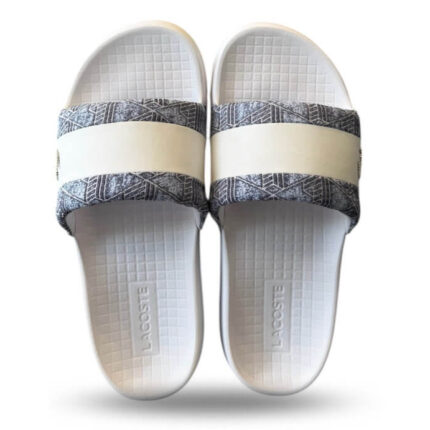 Ανδρικές Παντόφλες Slide Lacoste 751CMA0028080 Λευκές