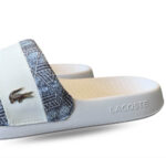 Ανδρικές Παντόφλες Slide Lacoste 751CMA0028080 Λευκές