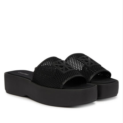 Γυναικείες Παντόφλες Flatforms Calvin Klein HW0HW02877-0GJ Μαύρες