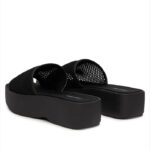 Γυναικείες Παντόφλες Flatforms Calvin Klein HW0HW02877-0GJ Μαύρες