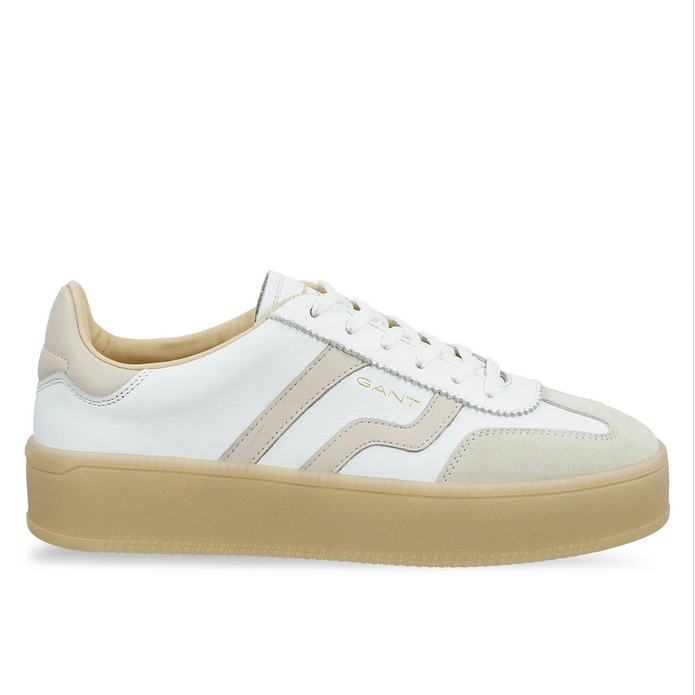 Γυναικεία Δερμάτινα Sneakers Gant Cuzmani 32531202-G265 Λευκά/Μπεζ Γυναικεία Δερμάτινα Sneakers Gant Cuzmani 32531202-G265 Λευκά/Μπεζ