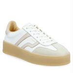 Γυναικεία Δερμάτινα Sneakers Gant Cuzmani 32531202-G265 Λευκά/Μπεζ