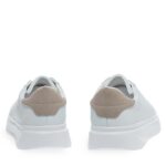 Ανδρικά Sneakers Renato Garini Bristol-708 Λευκό Μπεζ Nubuck W570070826J9