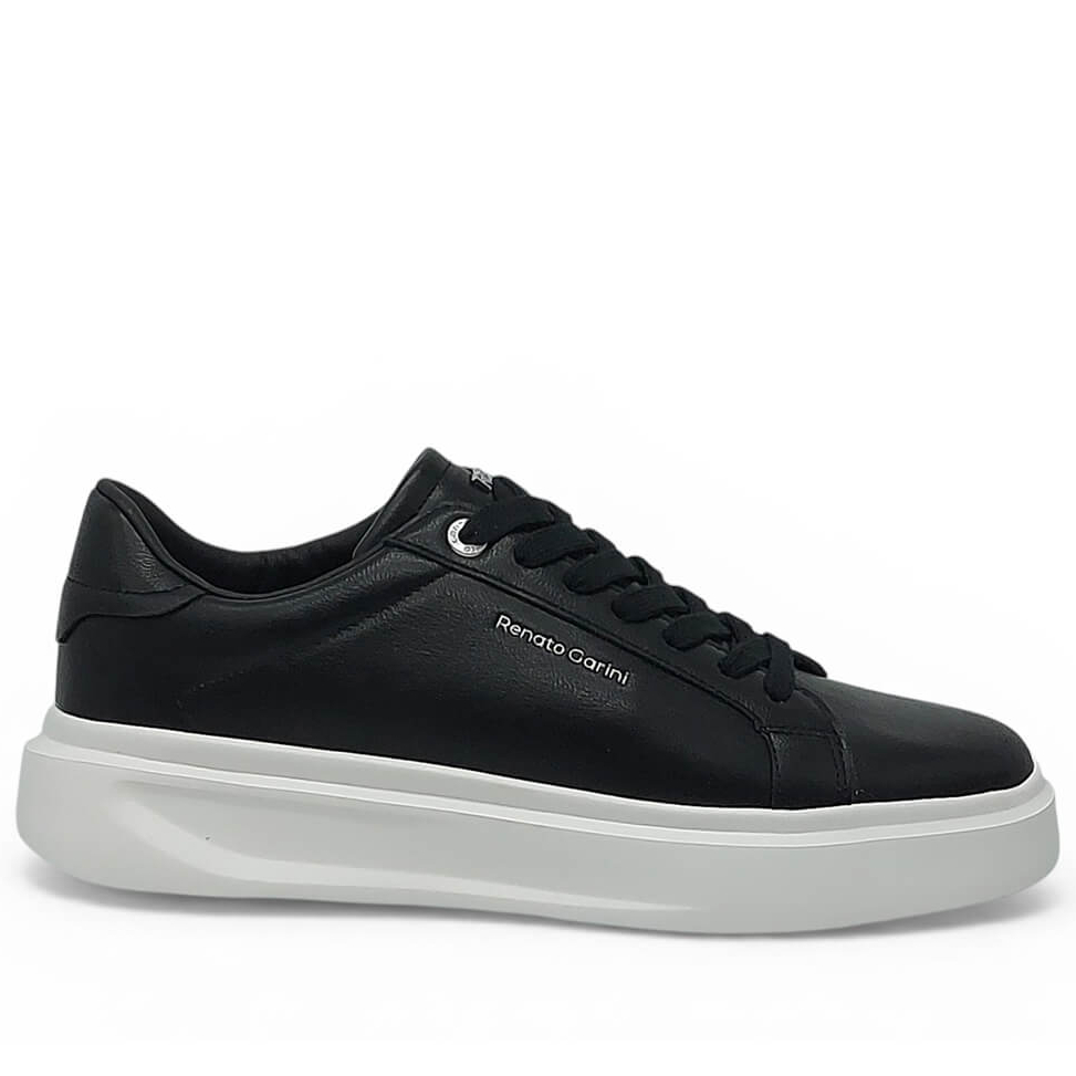 Ανδρικά Sneakers Renato Garini Bristol-708 Μαύρο W57007082001 Ανδρικά Sneakers Renato Garini Bristol-708 Μαύρο W57007082001