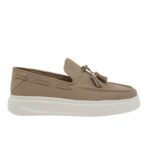 Ανδρικά Δερμάτινα Loafers Renato Garini Bristol-2868AB Μπεζ Καστόρι W57002682585