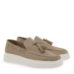 Ανδρικά Δερμάτινα Loafers Renato Garini Bristol-2868AB Μπεζ Καστόρι W57002682585