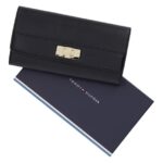 Γυναικείο Πορτοφόλι Tommy Hilfiger Large Flap AW0AW18704-BDS Μαύρο