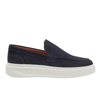 Ανδρικά Δερμάτινα Loafers Renato Garini Bristol-2868AL Μπλε Καστόρι W57009682054