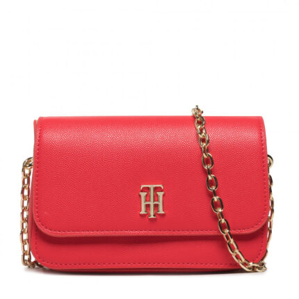 Γυναικεία Τσάντα Χιαστί Tommy Hilfiger Timeless Mini Crossover AW0AW11336 XLG Κόκκινο