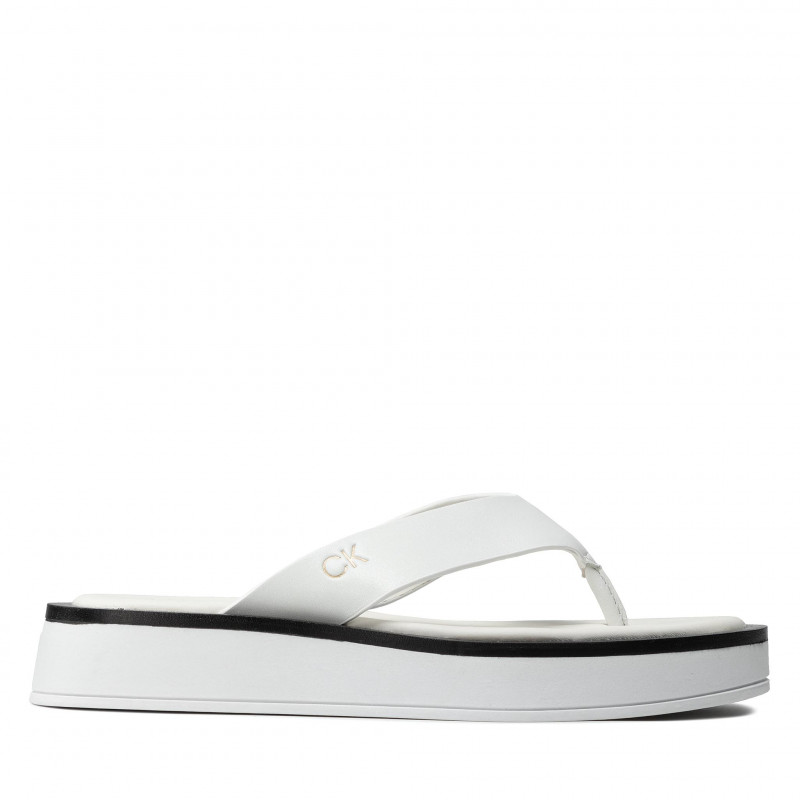 Γυναικείες Παντόφλες Calvin Klein HW0HW000696 YAF Λευκό Γυναικείες Παντόφλες Calvin Klein HW0HW000696 YAF Λευκό