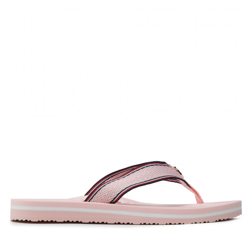 Γυναικείες Σαγιονάρες Tommy Hilfiger Hardware Flat Beach Sandal FW0FW06421 TIP Ροζ Γυναικείες Σαγιονάρες Tommy Hilfiger Hardware Flat Beach Sandal FW0FW06421 TIP Ροζ