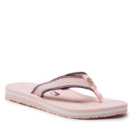 Γυναικείες Σαγιονάρες Tommy Hilfiger Hardware Flat Beach Sandal FW0FW06421 TIP Ροζ