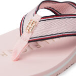 Γυναικείες Σαγιονάρες Tommy Hilfiger Hardware Flat Beach Sandal FW0FW06421 TIP Ροζ
