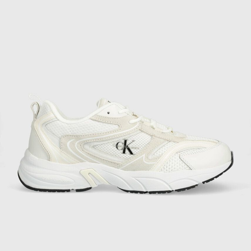 Ανδρικά Sneakers Calvin Klein Retro Tennis YM0YM00636 0K6 Λευκά Ανδρικά Sneakers Calvin Klein Retro Tennis YM0YM00636 0K6 Λευκά