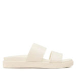 Γυναικεία Σανδάλια Calvin Klein Leather Ergo Slide HW0HW01535 OLI Κρεμ