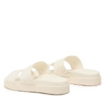 Γυναικεία Σανδάλια Calvin Klein Leather Ergo Slide HW0HW01535 OLI Κρεμ