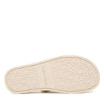 Γυναικεία Σανδάλια Calvin Klein Leather Ergo Slide HW0HW01535 OLI Κρεμ
