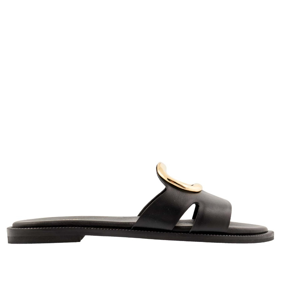 Γυναικεία Σανδάλια Makris K2 Flat Sandals 21.110.20 Μαύρα Γυναικεία Σανδάλια Makris K2 Flat Sandals 21.110.20 Μαύρα
