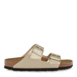 Γυναικεία Ανατομικά Δερμάτινα Σανδάλια Birkenstock Arizona 1016111 Χρυσό Narrow Fit