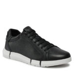Ανδρικά Ανατομικά Δερμάτινα Sneakers Geox Adacter U45FFA 00046 C9999 Μαύρα