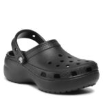 Γυναικεία Ανατομικά Σαμπό Crocs Classic Platform 206750-001 Μαύρα