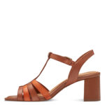 Γυναικεία Ανατομικά Δερμάτινα Πέδιλα Tamaris Comfort 8-88320-42 442 Καφέ Multi