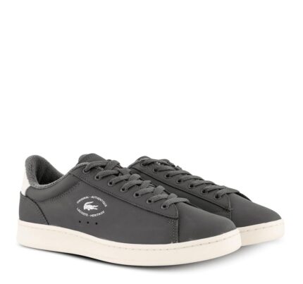 Ανδρικά Δερμάτινα Sneakers Lacoste Carnaby Set 48SMA00122M1 Γκρι