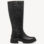 Γυναικείες Δερμάτινες Ανατομικές Μπότες Tamaris Comfort 8-85601-43 001 Μαύρες