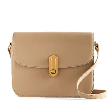 Γυναικεία Τσάντα Χιαστί Ted Baker Kkayli Polished Leather Satchel Bag 276340-TAUPE