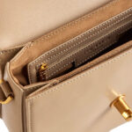 Γυναικεία Τσάντα Χιαστί Ted Baker Kkayli Polished Leather Satchel Bag 276340-TAUPE