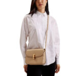 Γυναικεία Τσάντα Χιαστί Ted Baker Kkayli Polished Leather Satchel Bag 276340-TAUPE