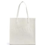 Γυναικεία Τσάντα Ώμου Ted Baker Croccon Large Icon 281631 Ivory Κροκό