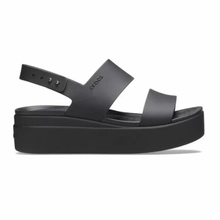 Γυναικείες Πλατφόρμες Crocs Brooklyn Low Wedge 206453-060 Μαύρες