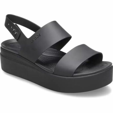 Γυναικείες Πλατφόρμες Crocs Brooklyn Low Wedge 206453-060 Μαύρες