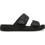 Γυναικείες Ανατομικές Παντόφλες Crocs Brooklyn Buckle Low 211215-001 Μαύρες