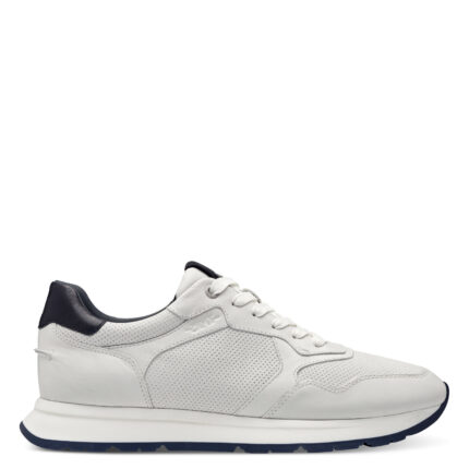 Ανδρικά Ανατομικά Δερμάτινα Sneakers Tamaris 1-13602-42 100 Λευκό