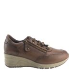 Γυναικεία Ανατομικά Δερμάτινα Sneakers Ragazza 0322 Ταμπά